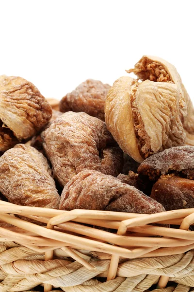 Dried fig fruit on white background — Stock Photo, Image