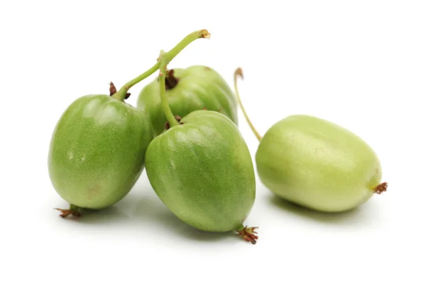 Mini kiwi baby fruit (actinidia arguta) — Stock Photo, Image