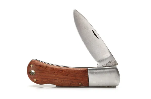 Pocket knife on white background — Stock Photo, Image