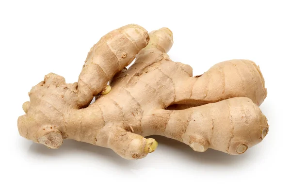 Ginger root in isolated white background — Stock Photo, Image