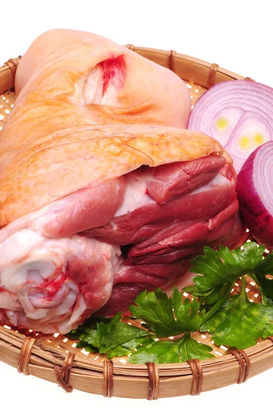 Rohes Schweinefleisch — Stockfoto