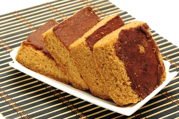 Sweet snack brownie cake — Stock Photo, Image