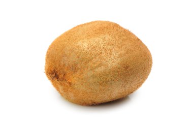 Beyaz arkaplanda yalıtılmış Kivi meyvesi