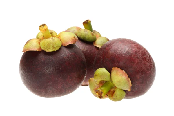 Mangosteen on white background — Stock Photo, Image