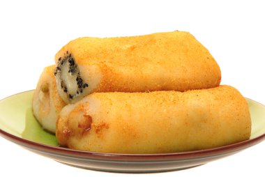 Haşlanmış pirinç Mochi (yapışkan pirinç kek yapmak için dövülerek)