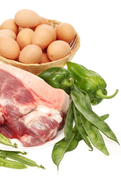 Rohes Schweinefleisch — Stockfoto