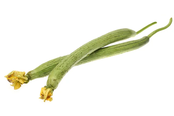 Čerstvá zeleninová dřeň. Izolováno na bílém — Stock fotografie