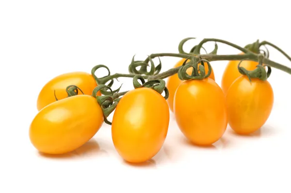 Cherry tomatoes on white background — Stock Photo, Image