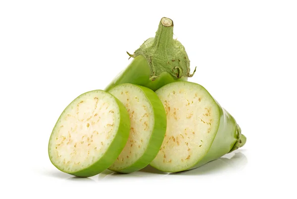 Aubergine isolated on white background — Stock Photo, Image