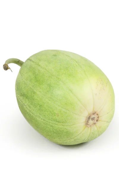 Muskmelone auf weißem Hintergrund — Stockfoto