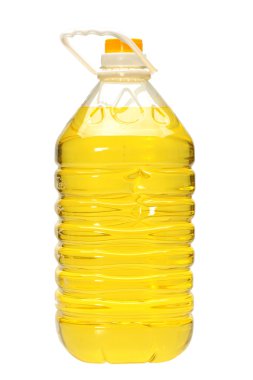 Plastic bottle of cooking oil