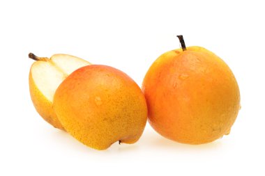 nanguo armut beyaz zemin üzerine