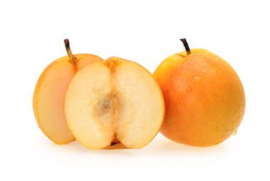 nanguo armut beyaz zemin üzerine