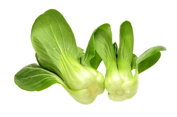 Chou chinois aux légumes sur fond blanc — Photo