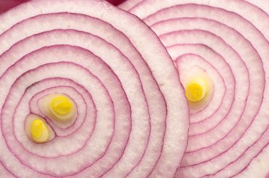 Kırmızı soğan dilimlenmiş