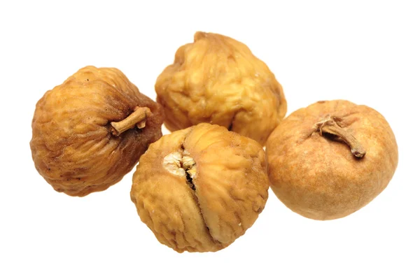 Dried fig fruit on white background — Stock Photo, Image