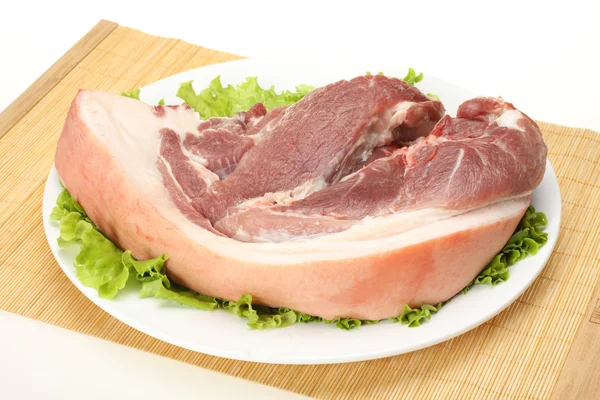 Rohes Schweinefleisch — Stockfoto