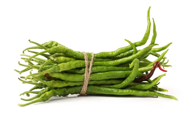 Zelené chilli pepper — Stock fotografie