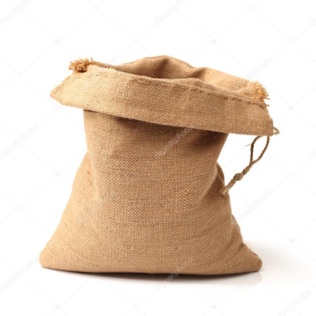 Empty burlap sack Stock Photo by ©jianghongyan 30280425