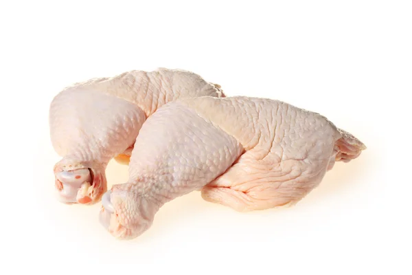 Duck legs on the white background — Stock Photo, Image