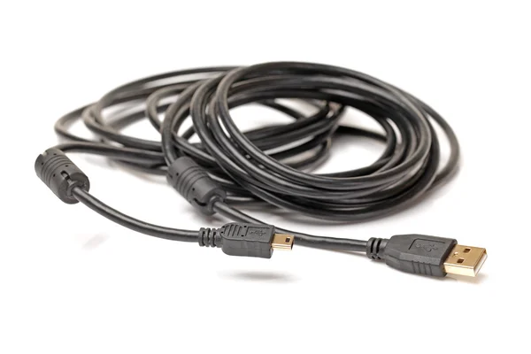 Tech cable with plug — Stock Photo, Image