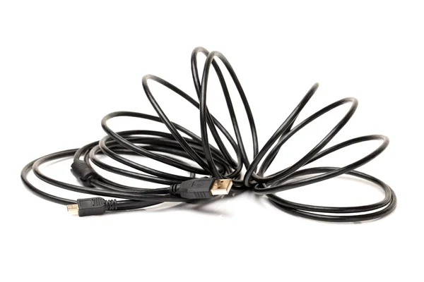 Tech cable with plug — Stock Photo, Image