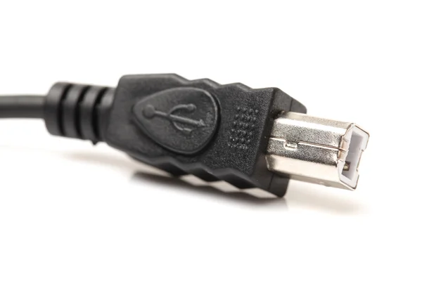 Технологический кабель с разъемом — стоковое фото