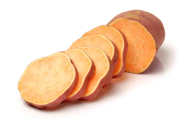 Rebanada de batatas — Foto de Stock