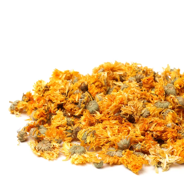 A Heap Of Dried Chrysanthemum Flowers — Stock Photo, Image