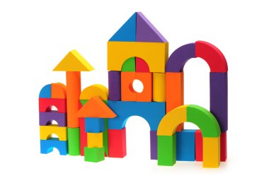 renk blokları Oyuncak kale