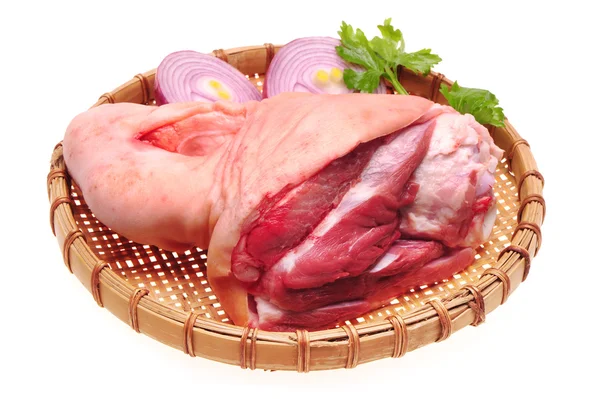 Raw pork leg — Stock Photo, Image