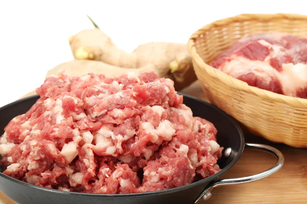 Carne picada cruda — Foto de Stock