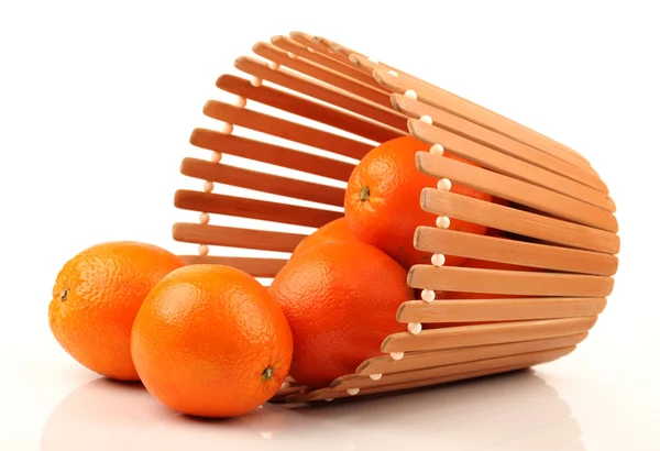 Orange on the white background — Stock Photo, Image