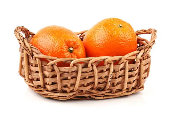 Orange on the white background — Stock Photo, Image