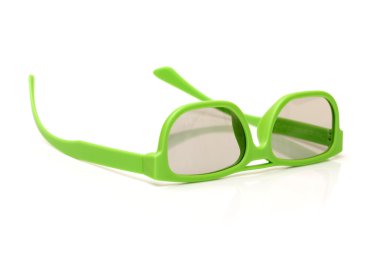 Sinemada 3 boyutlu film izlemek için 3d polarize gözlük