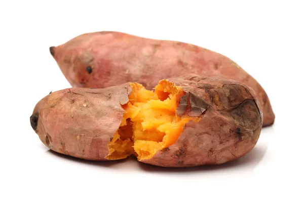 Geroosterde zoete aardappelen — Stockfoto