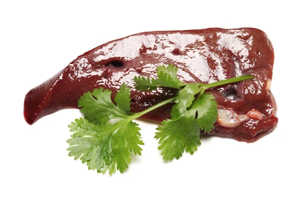 Schweineleber — Stockfoto