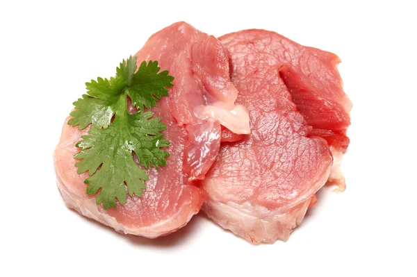Свежая сырая свинина — стоковое фото