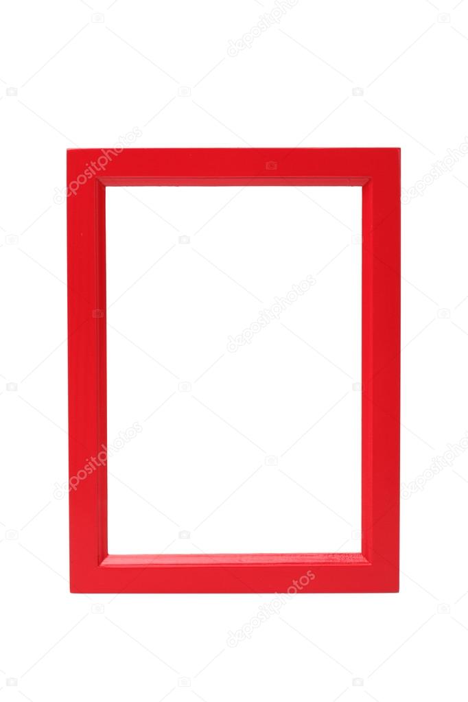 Red Picture frame