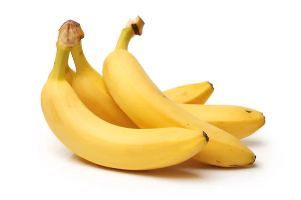 Banana su sfondo bianco — Foto Stock