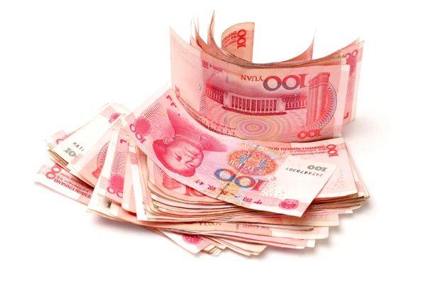 Čínské renminbi — Stock fotografie