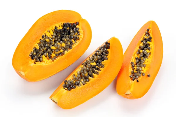 Papaya fruit sliced — Stock Photo, Image