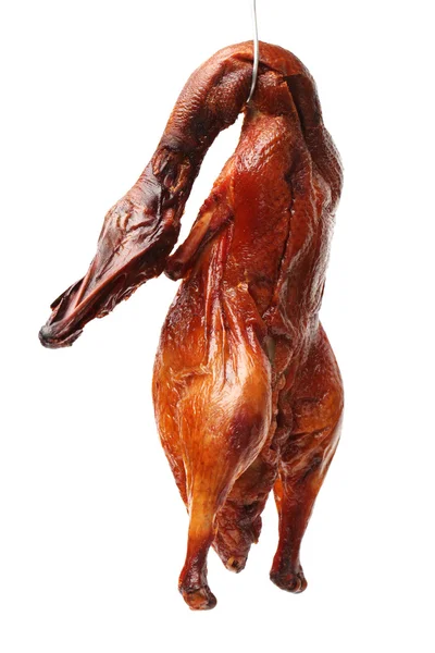 Peking Duck, China's most famous dish on white background — Stock Photo, Image