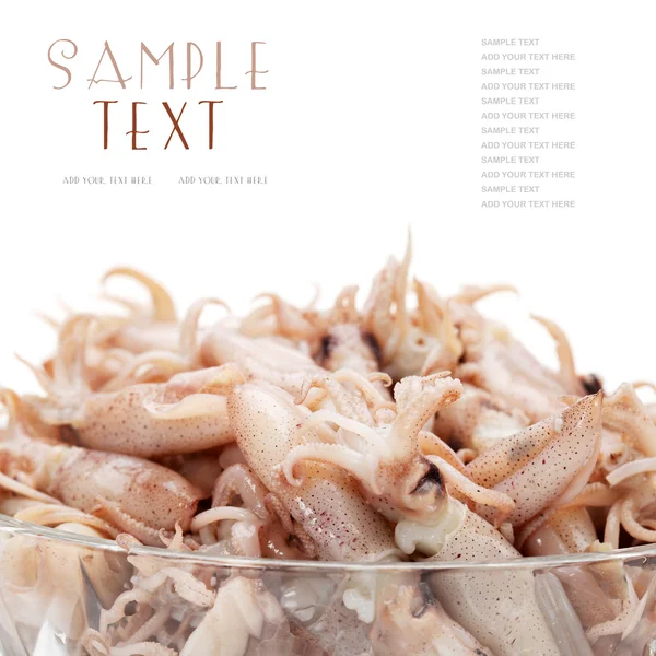 Küçük Taze Buharlı Mürekkep Balığı