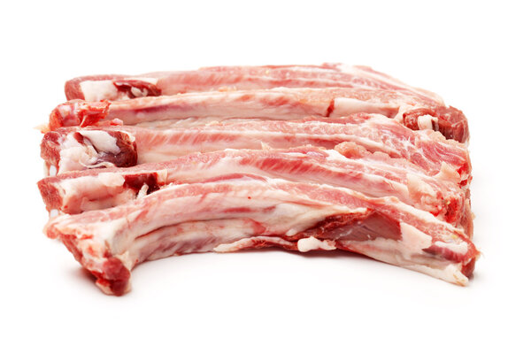 Raw spare ribs