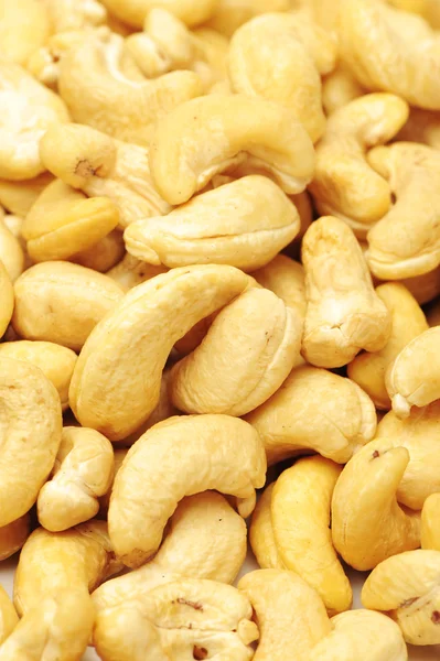Hoop cashew op witte achtergrond — Stockfoto