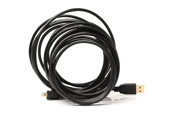 Tech cable with plug — Stock Photo, Image