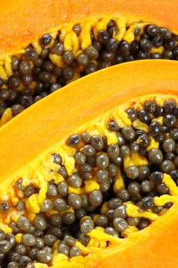 papaya meyve dilimlenmiş