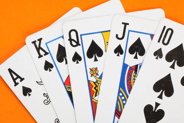 Покерные карты — стоковое фото