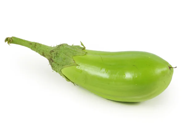 Ripe eggplant isolated on a white background — Stock Photo, Image